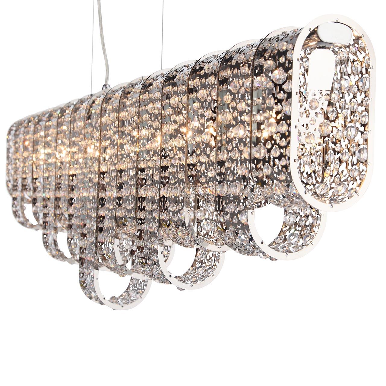 Подвесной светильник серебристый ST Luce Joyl SL1117.103.07 ST LUCE ДИЗАЙНЕРСКИЕ, JOYL 00-3890073 Серебро  - Вид №2