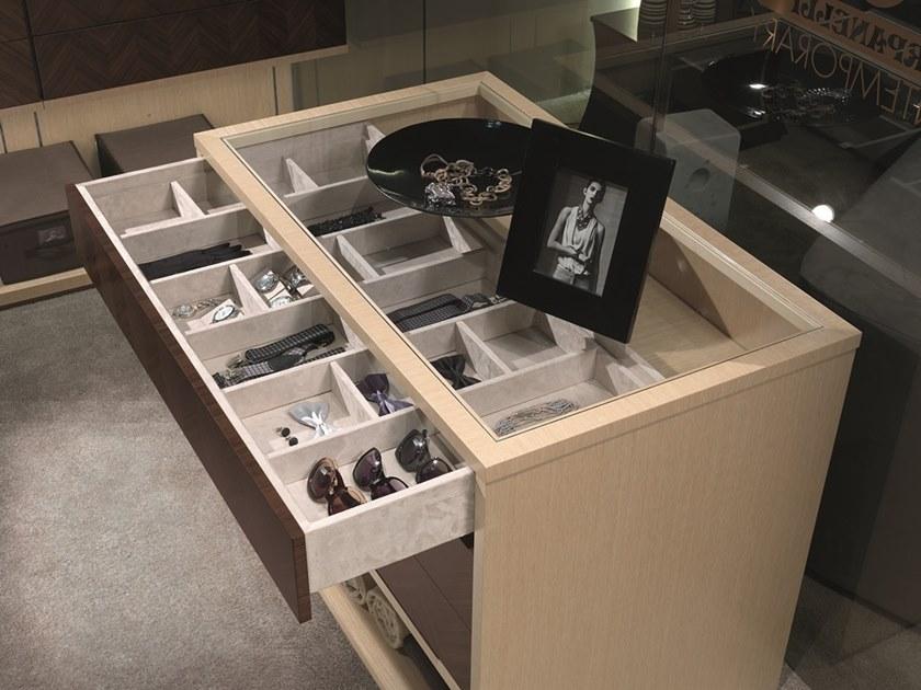 Carpanelli Деревянный комод со встроенными ручками Optical skin Ar28 - Вид №1