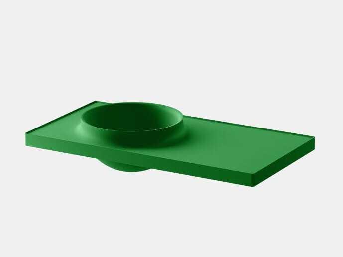 Бетонная раковина с столешницей PULKRA купол ARCH-00022306