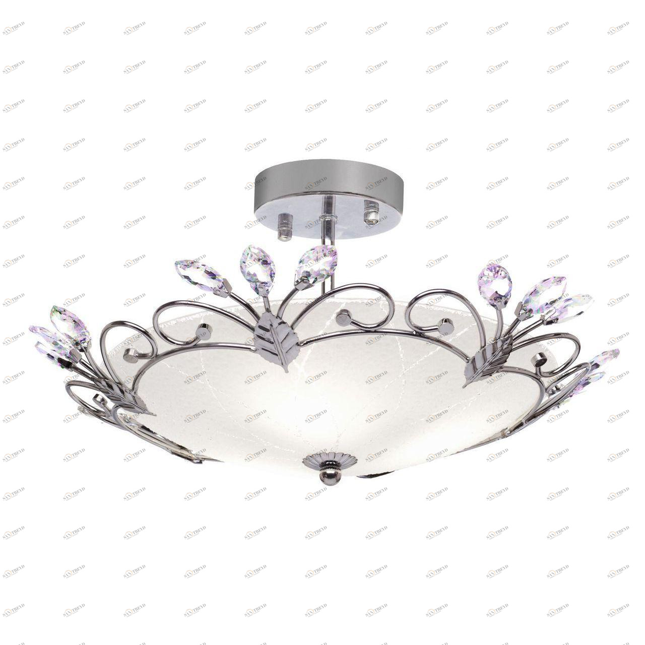 Потолочный светильник Silver Light Lotos 838.54.3 SILVER LIGHT LOTOS CHROME 202043 Белый;серебро 