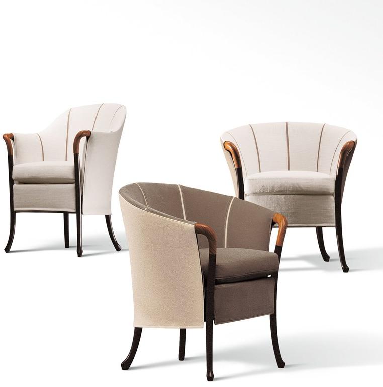 Giorgetti Кресло из ткани с подлокотниками Progetti sun-id-1354620 - Вид №2