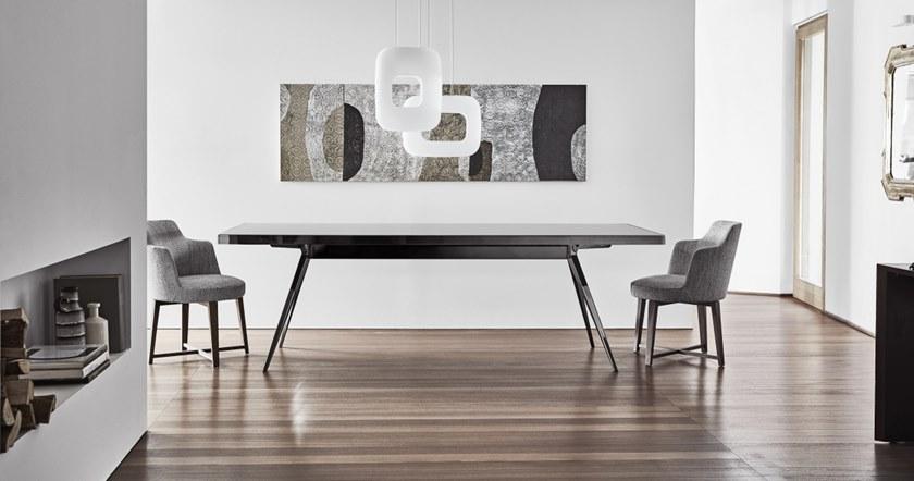 Flexform Прямоугольный обеденный стол из стекла Zefiro sun-id-1430992 - Вид №3