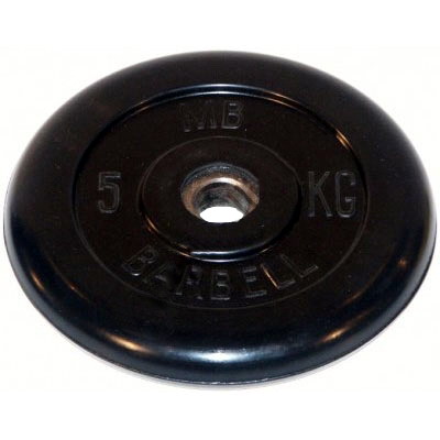 MB51-5 Диск обрезиненый черный mb barbell mb51-5 MB Barbell 