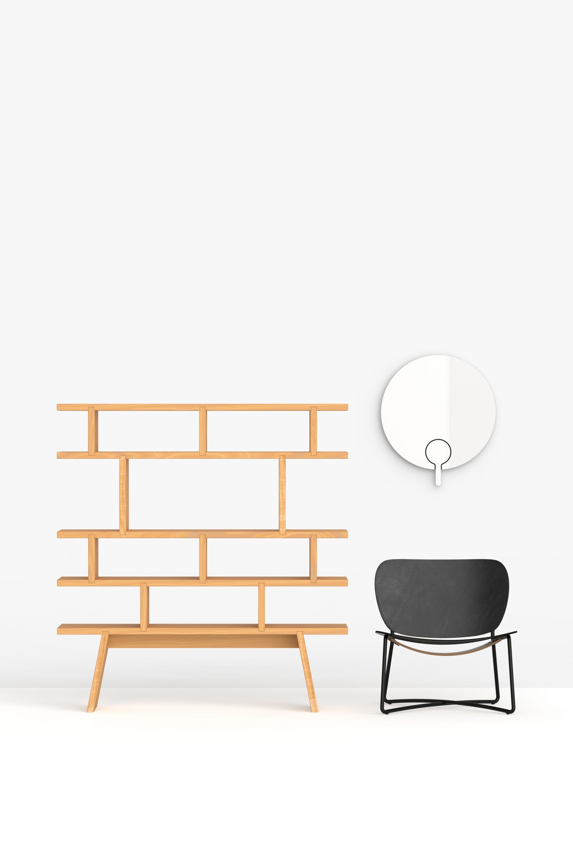 Книжный шкаф из дуба FUNCTIONALS Dovetail ARCH-00101648 - Вид №3