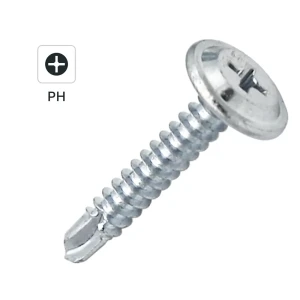 Саморезы по металлу DILWIS с пресс-шайбой со сверлом оцинкованные 4.2x25 мм 1 кг