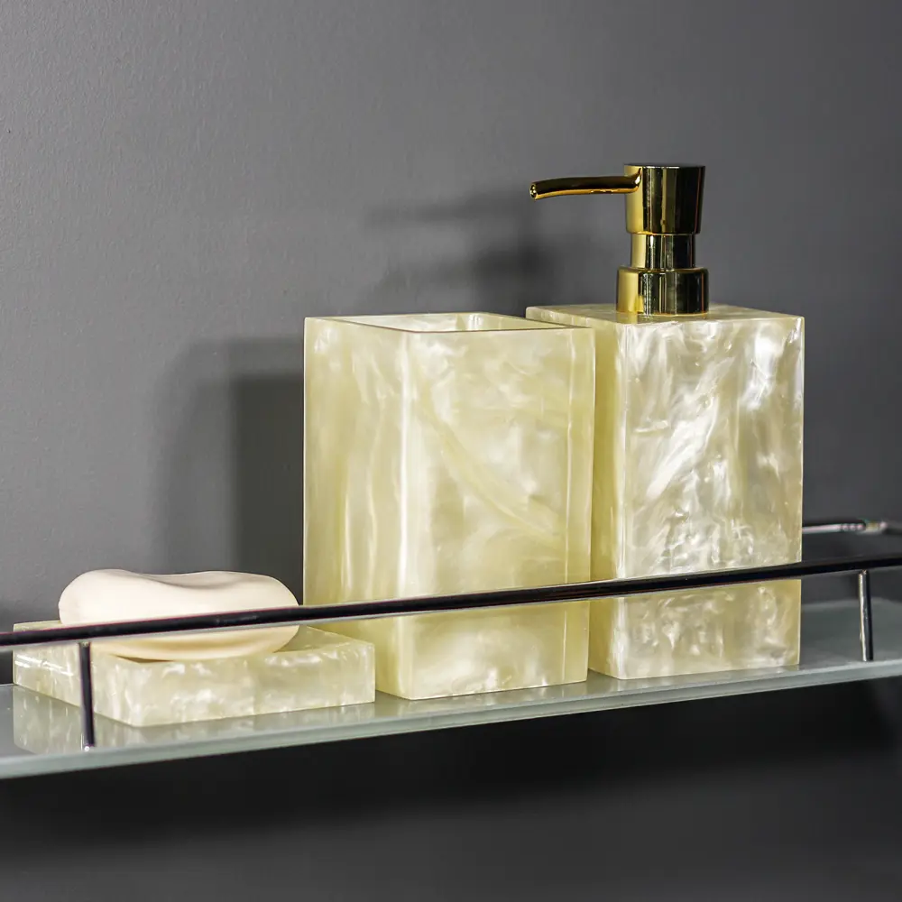 Мыльница Bath Plus Pearl полирезин цвет желтый 83410284 STLM-2080047 - Вид №2