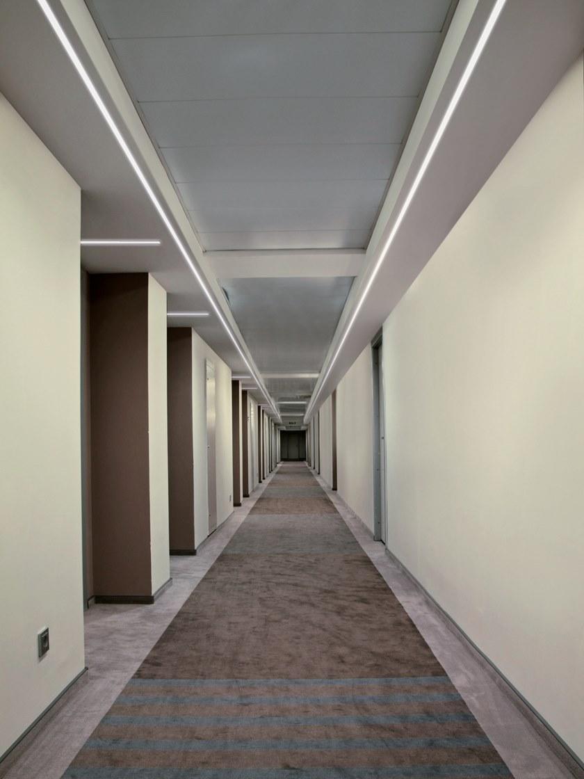 EGOLUCE Встраиваемый алюминиевый потолочный светильник led с системой rgb Linea 6617 / 6618 - Вид №1