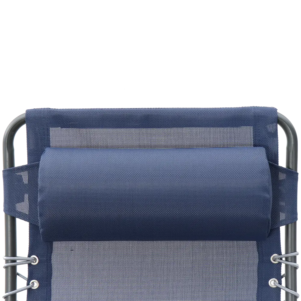 Шезлонг Multipo Zero с подушкой 65.5x116x91 см сталь/текстилен голубой 87082115 STLM-2182429 Santreyd  - Вид №4