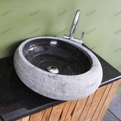 ORG082DK Накладная раковина на столешницу  овальная BATi BALi 