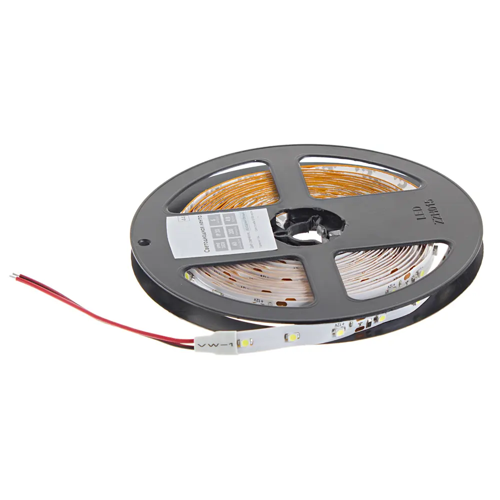 Светодиодная лента SMD 3528 60 диод/200 Лм/4.8 Вт/м 12 В IP23 холодный белый свет 14334765 STLM-2105660 APEYRON 
