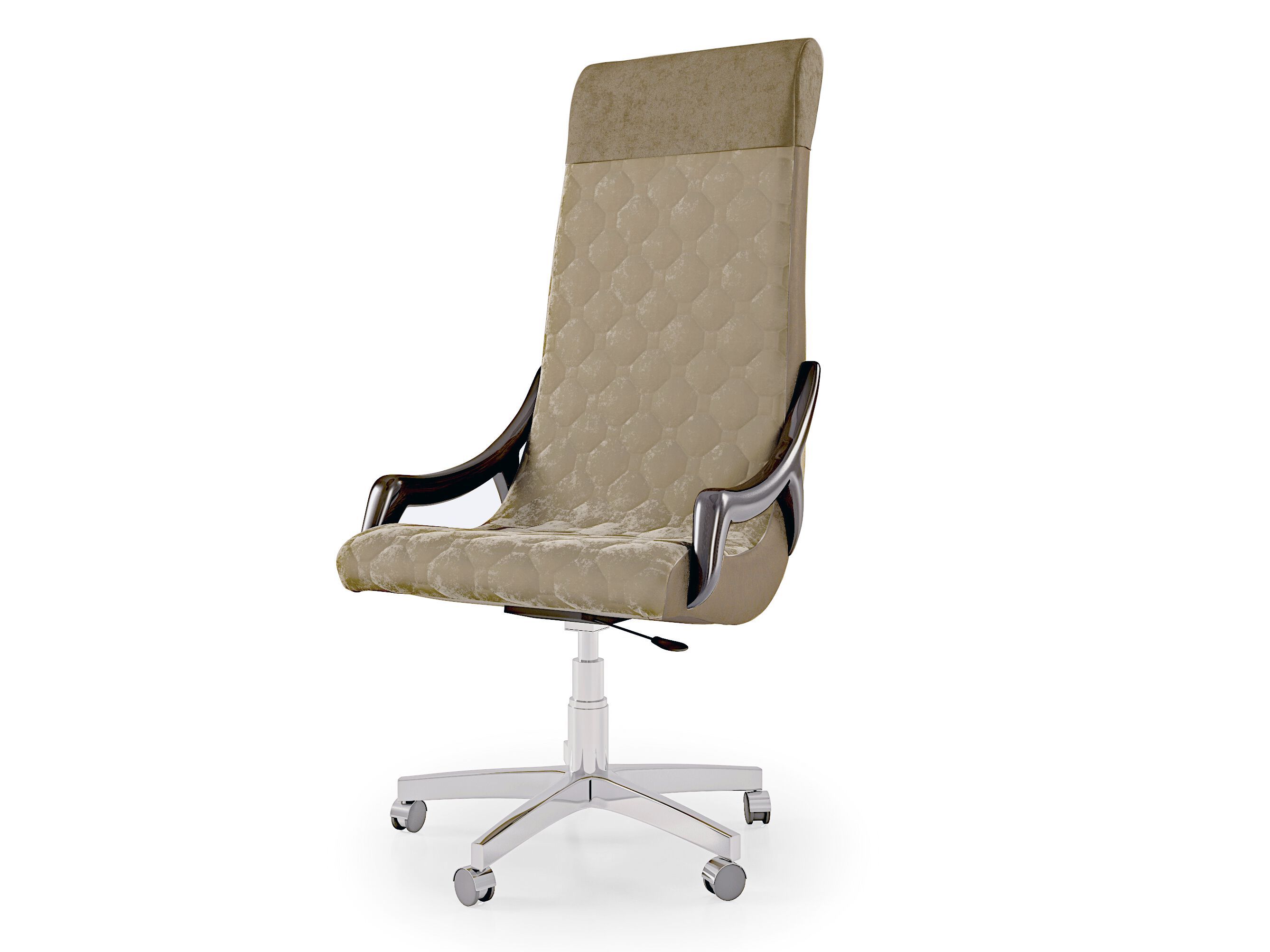 5-спицевое кожаное вращающееся офисное кресло с высокой спинкой Bizzotto Italia Symphony-Infinity ARCH-00136792 - Вид №4