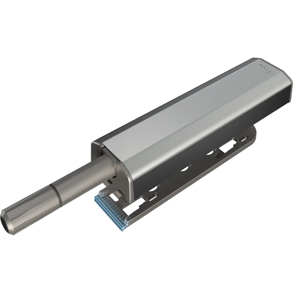 Скрытый механизм открывания Titus Push Latch 80 мм пластик цвет серебро 89406896 STLM-2187690  - Вид №1