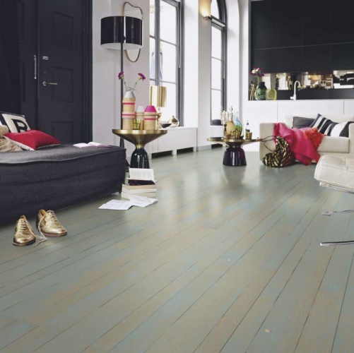 Паркетная доска Meister PС 400 Style Фьордово-синий 8268 Дуб Рустик с брашью (Текстурированная) 2400х255 мм 2300200061 - Вид №10