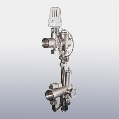 VT.VALMIX.0.130 Насосно-смесительный узел для теплого пола VALTEC VALMIX Valtec 200 мм, 130 мм  - Вид №16