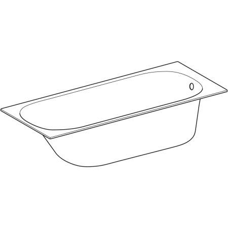 554.042.01.1 Прямоугольная ванна Geberit Soana, узкий край Geberit  - Вид №9