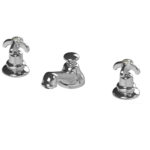 TCBW1920403L 1920 Смеситель для раковины с крестообразным шлицем и тремя отверстиями Thomas Crapper  - Вид №1