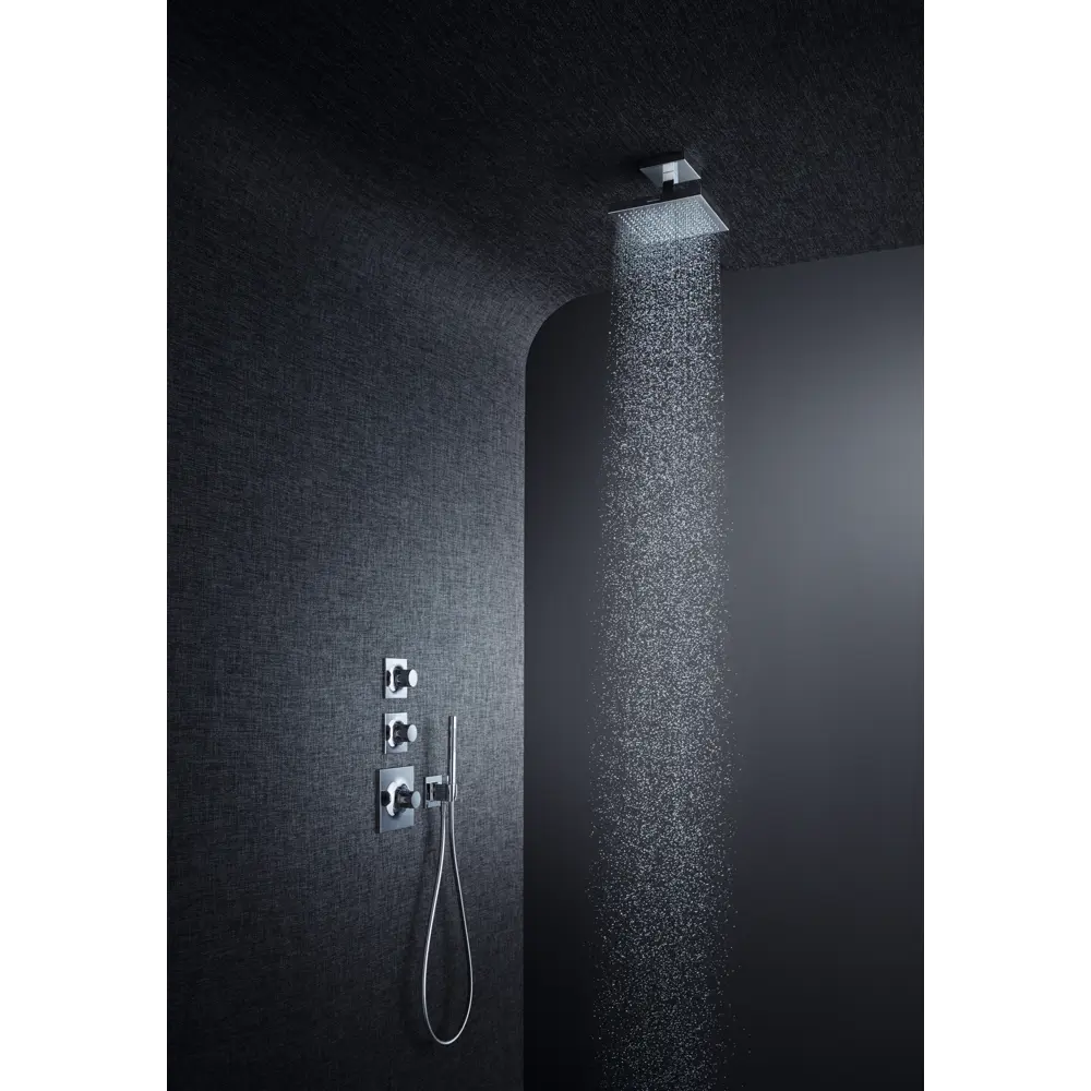 Подключение для шланга душевого Hansgrohe Fixfit Square с держателем цвет хром STLM-2099073 - Вид №2