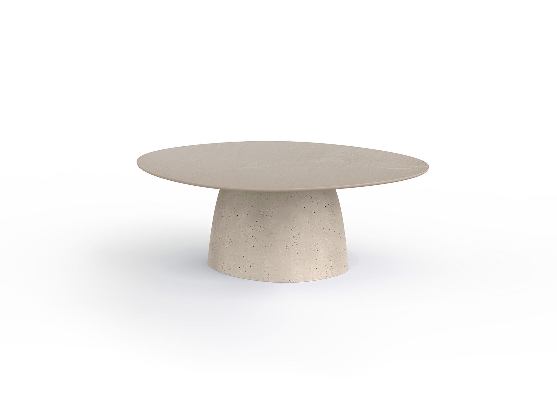 Бетонный круглый садовый столик Betoni Levit ARCH-00070886 - Вид №5