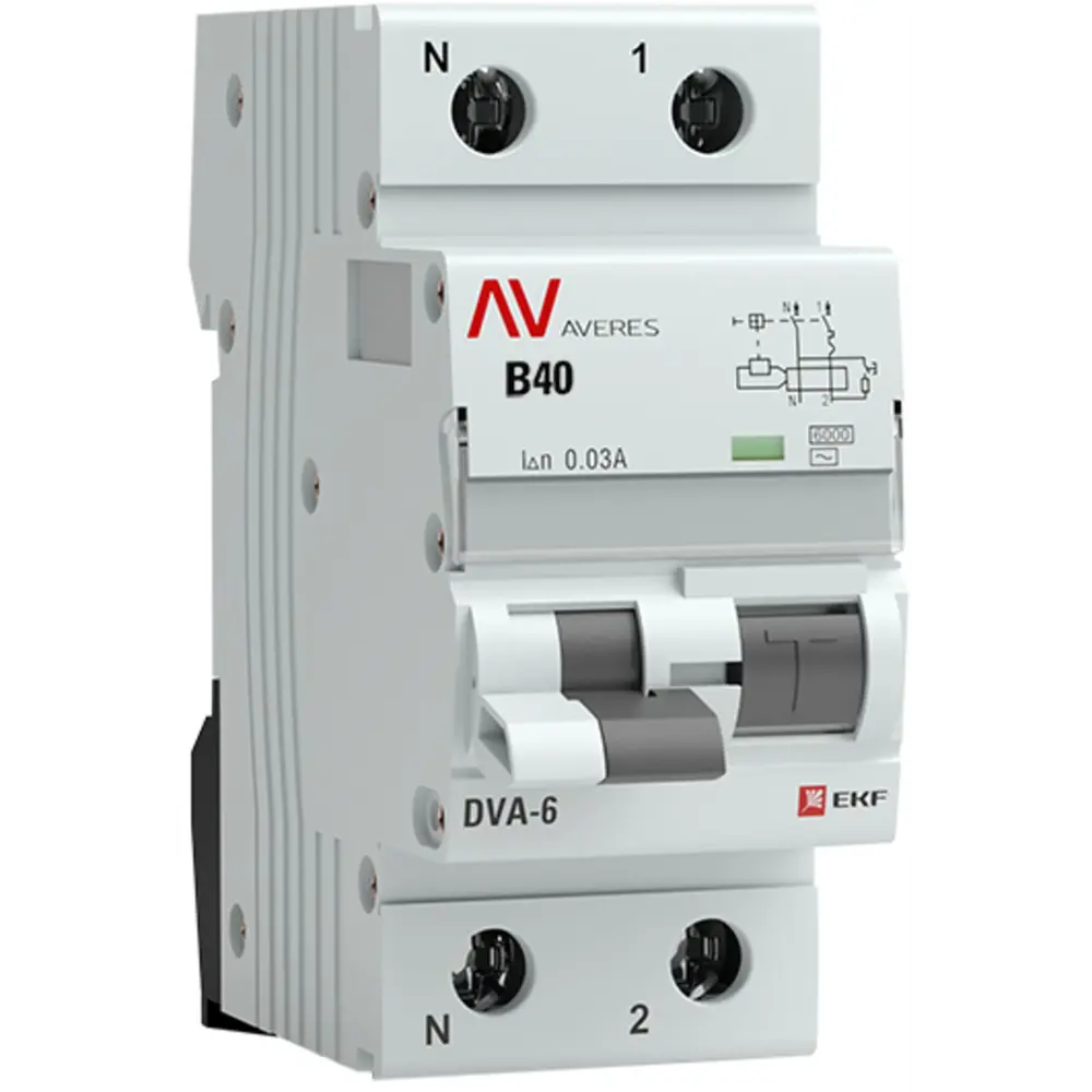 Дифференциальный автомат EKF DVA-6 — защита сетей и безопасности 84579918 STLM-1102124