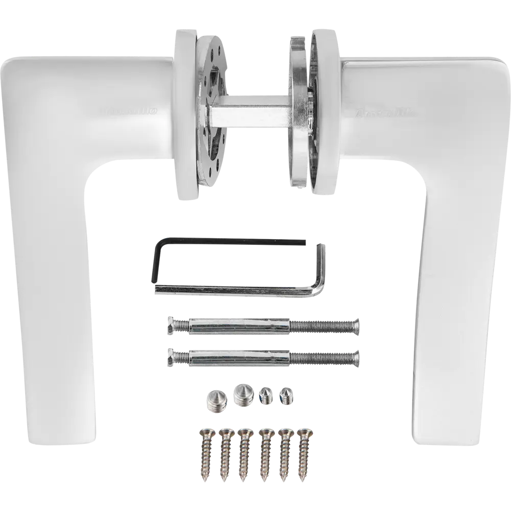 Ручка дверная Armadillo Aqua URS без запирания ЦАМ гальваническое покрытие цвет хром STLM-2153661 - Вид №1