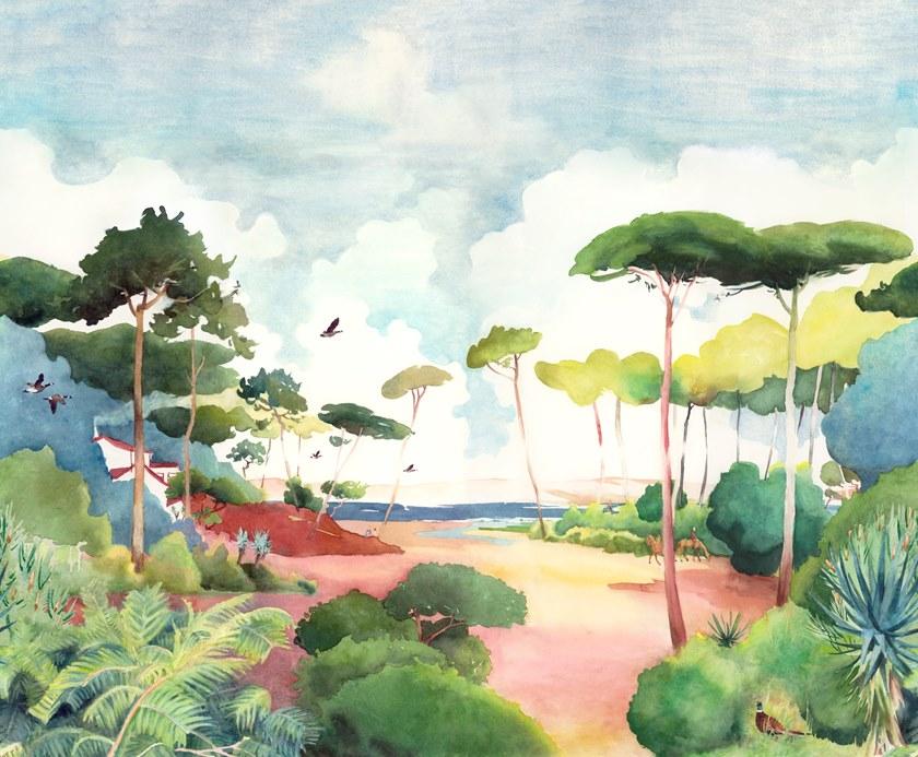 Isidore Leroy Флизелиновые обои с пейзажами sun-id-1444742 - Вид №5