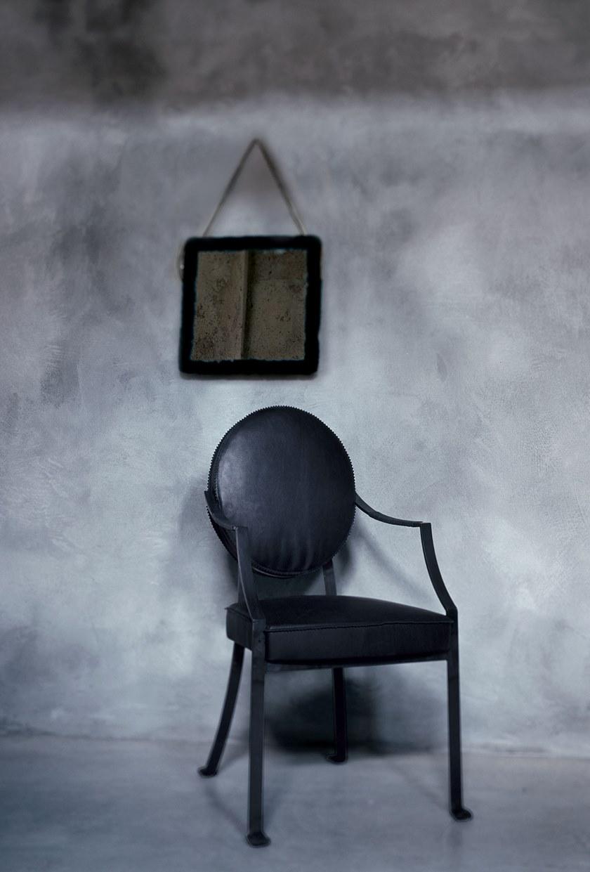 BAXTER Мягкое кожаное кресло с подлокотниками sun-id-1357979 - Вид №7