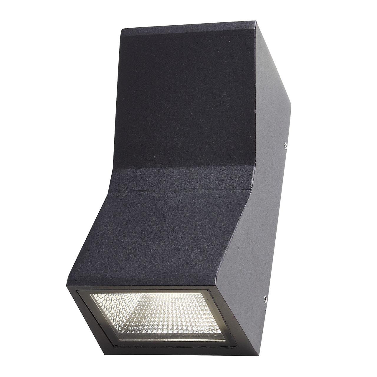 Уличный настенный светодиодный светильник металлический чёрный ST Luce Verona SL088.431.02 ST LUCE  00-3898335 Черный  - Вид №3