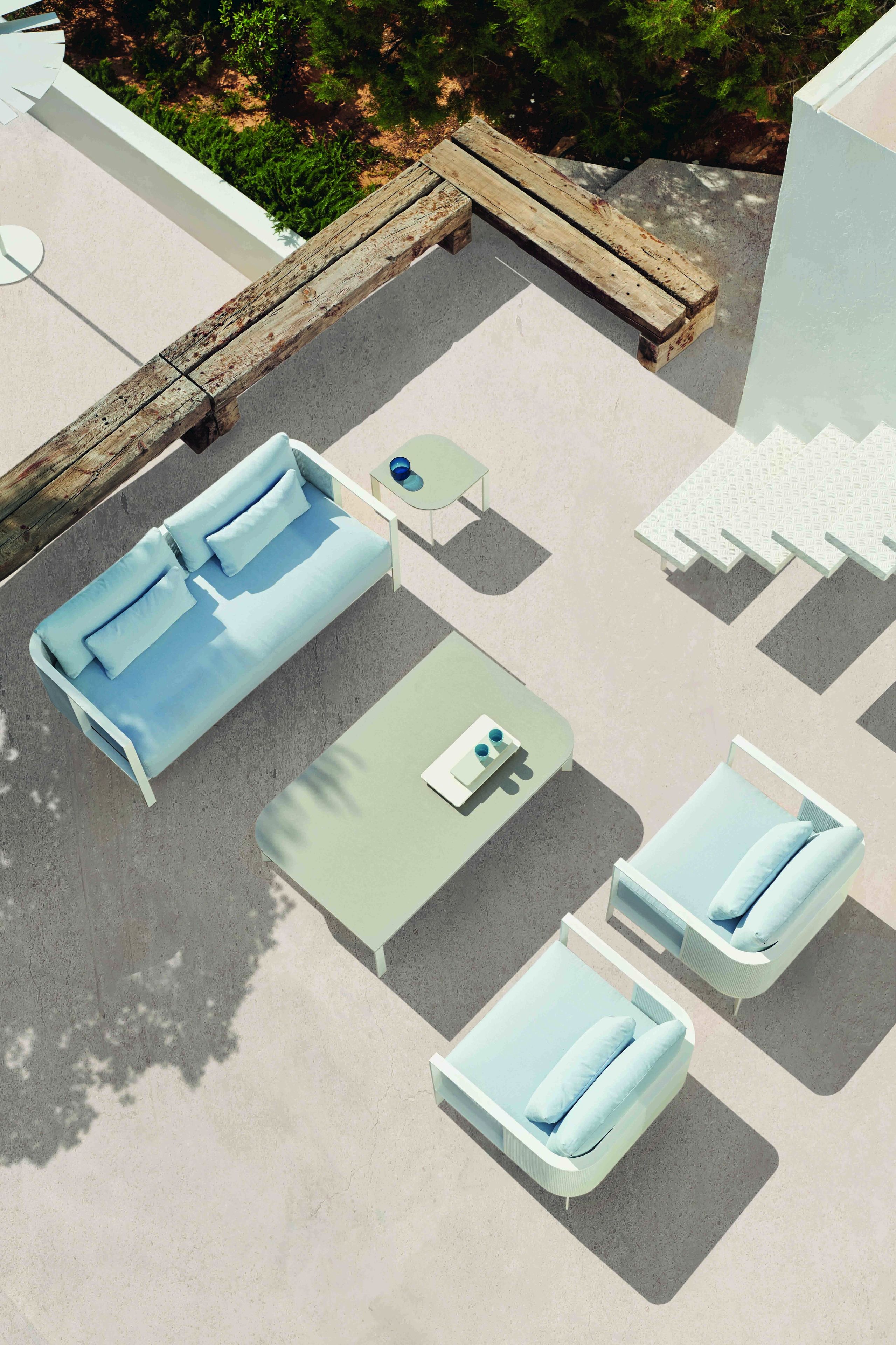 Прямоугольный фарфоровый журнальный столик GANDIABLASCO ARCH-00106342 - Вид №4