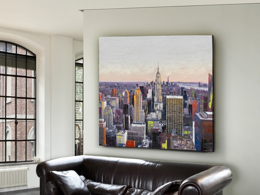 064306 Картина 120X120 Schuller Streets 