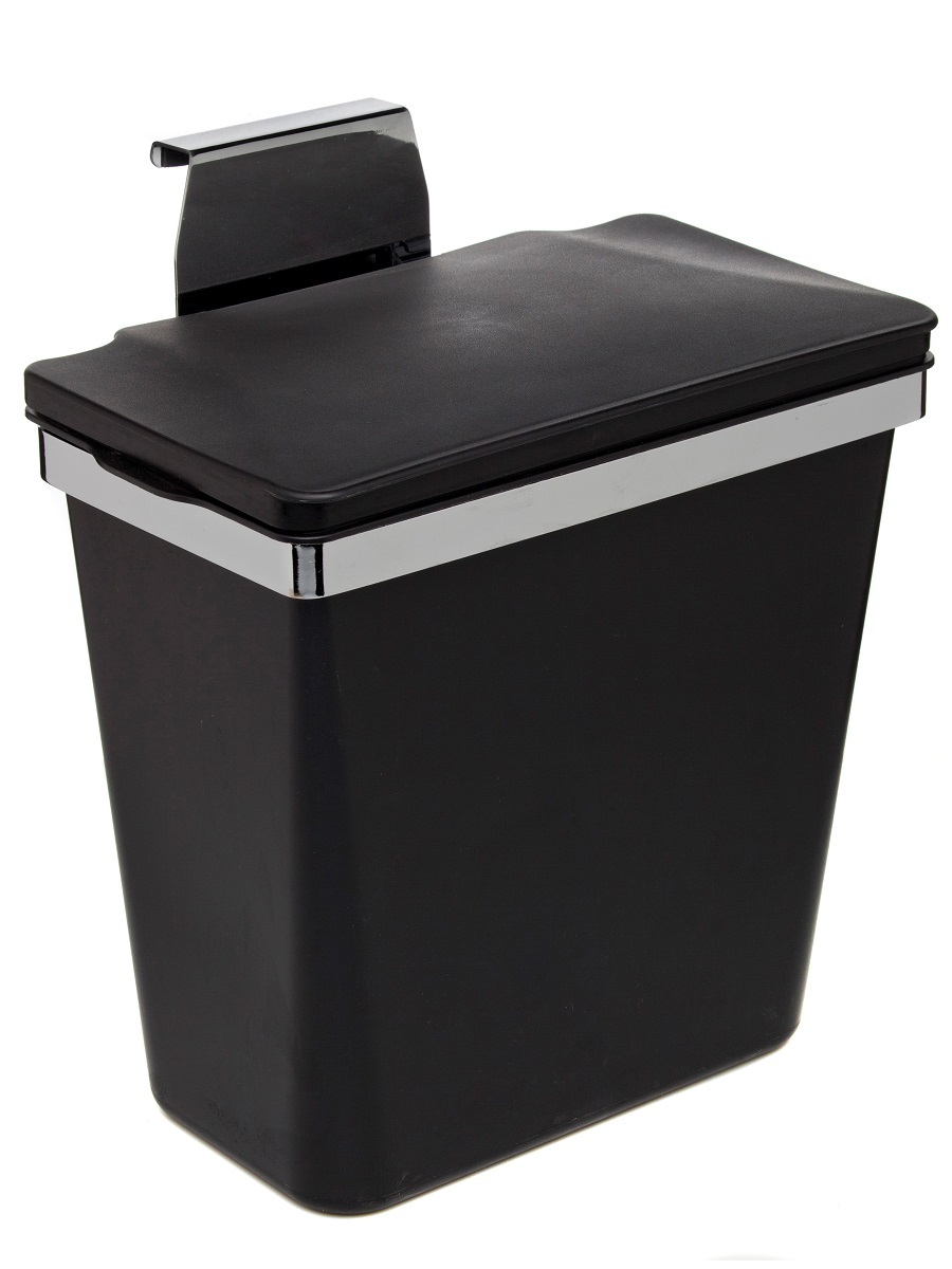 Контейнер для мусора на дверцу Zeta 11 Black NAVAKO 10032