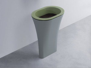 AMLA65-AG+AMPILO-LV+AMCOLO-BR Раковина Amedeo Ovale отдельностоящая cielo Enjoy + Amedeo