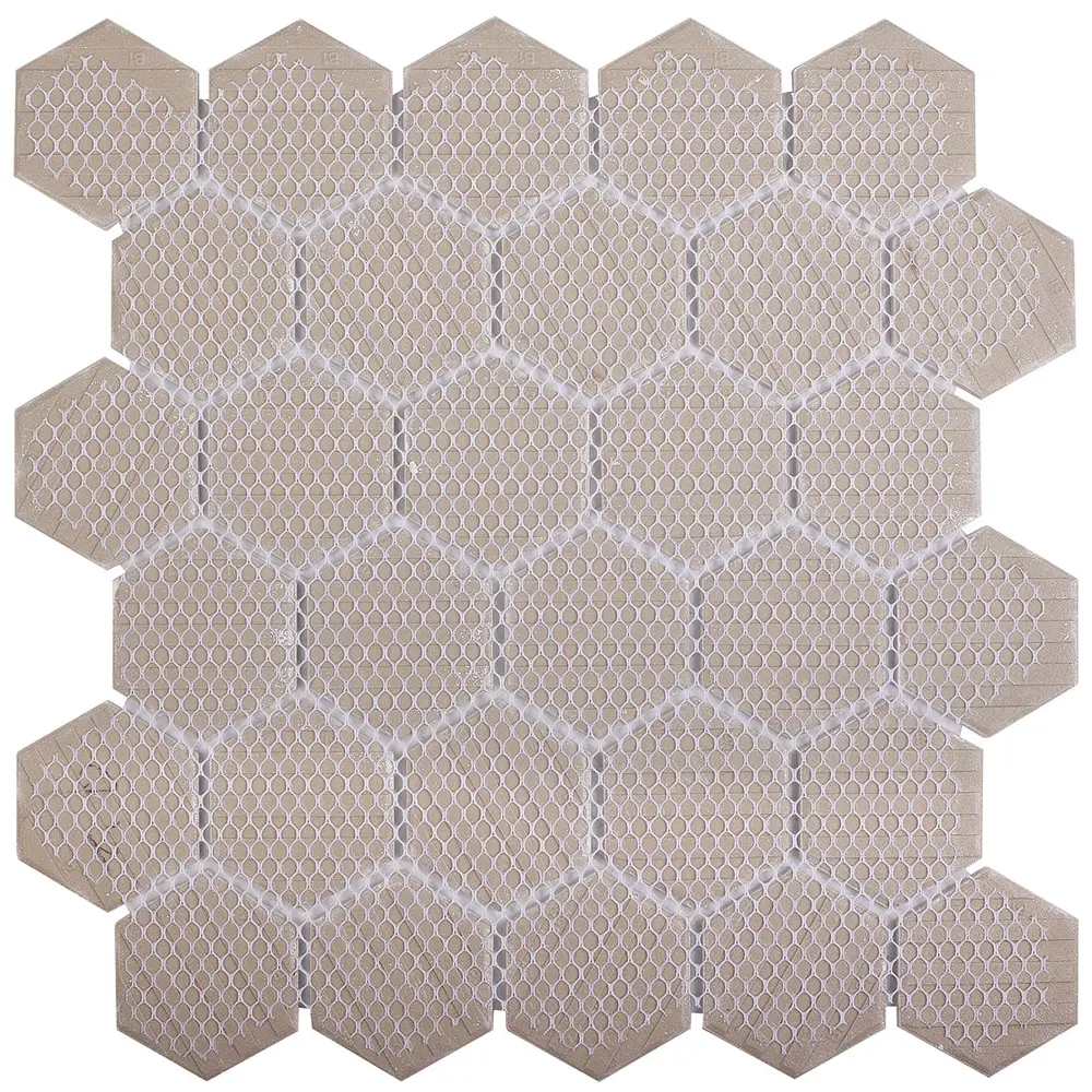 Мозаика керамическая Smart Mosaic Homework Hexagon Carrara Matt 27.1x28.2 см цвет серый 82909307 STLM-2106461 - Вид №5