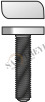Винт SR 51 08 030 SR51 Tecfi M8 x 30 