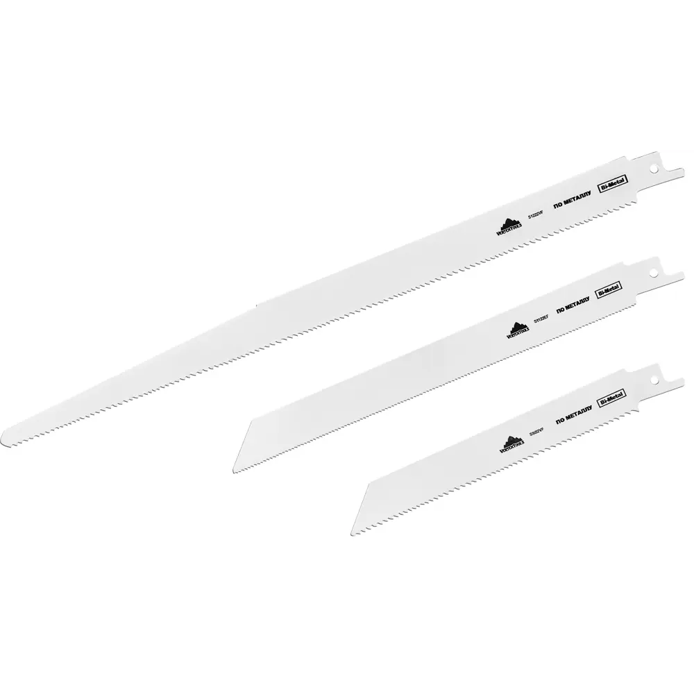 Набор биметаллических полотен Vertextools для сабельной пилы, 3 шт 84825994 STLM-0055665