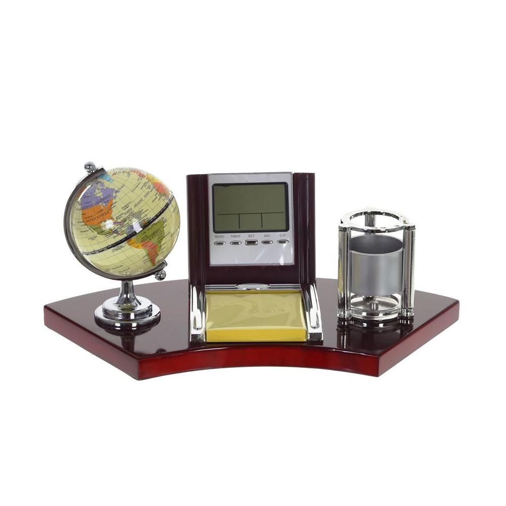 231716 Настольный набор (часы, глобус, блокнот, карандашница) Santreyd 