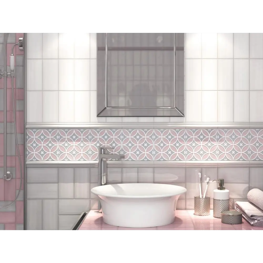 Kerama Marazzi Мурано: Серая глянцевая плитка для интерьера 86360064 STLM-0068068 - Вид №3