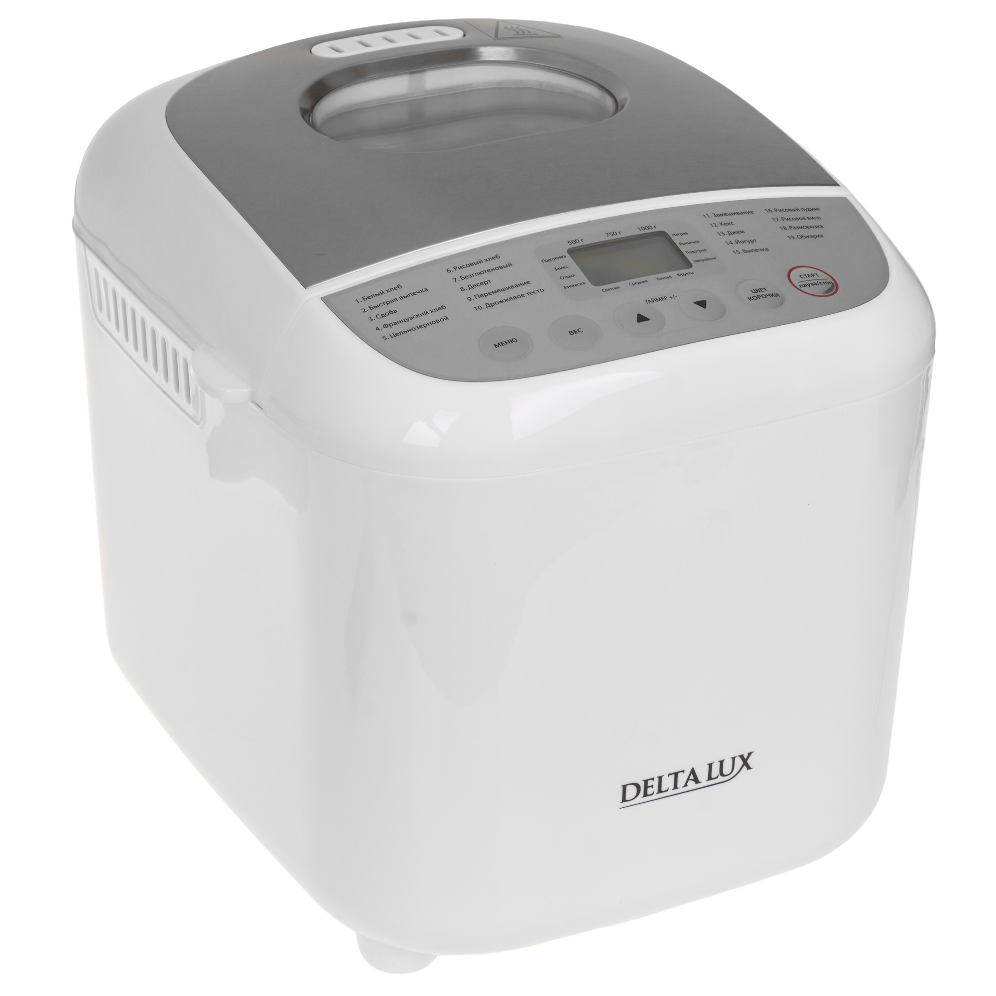 9235579 Хлебопечь DELTA LUX DE-6000 белый STDN-0148384