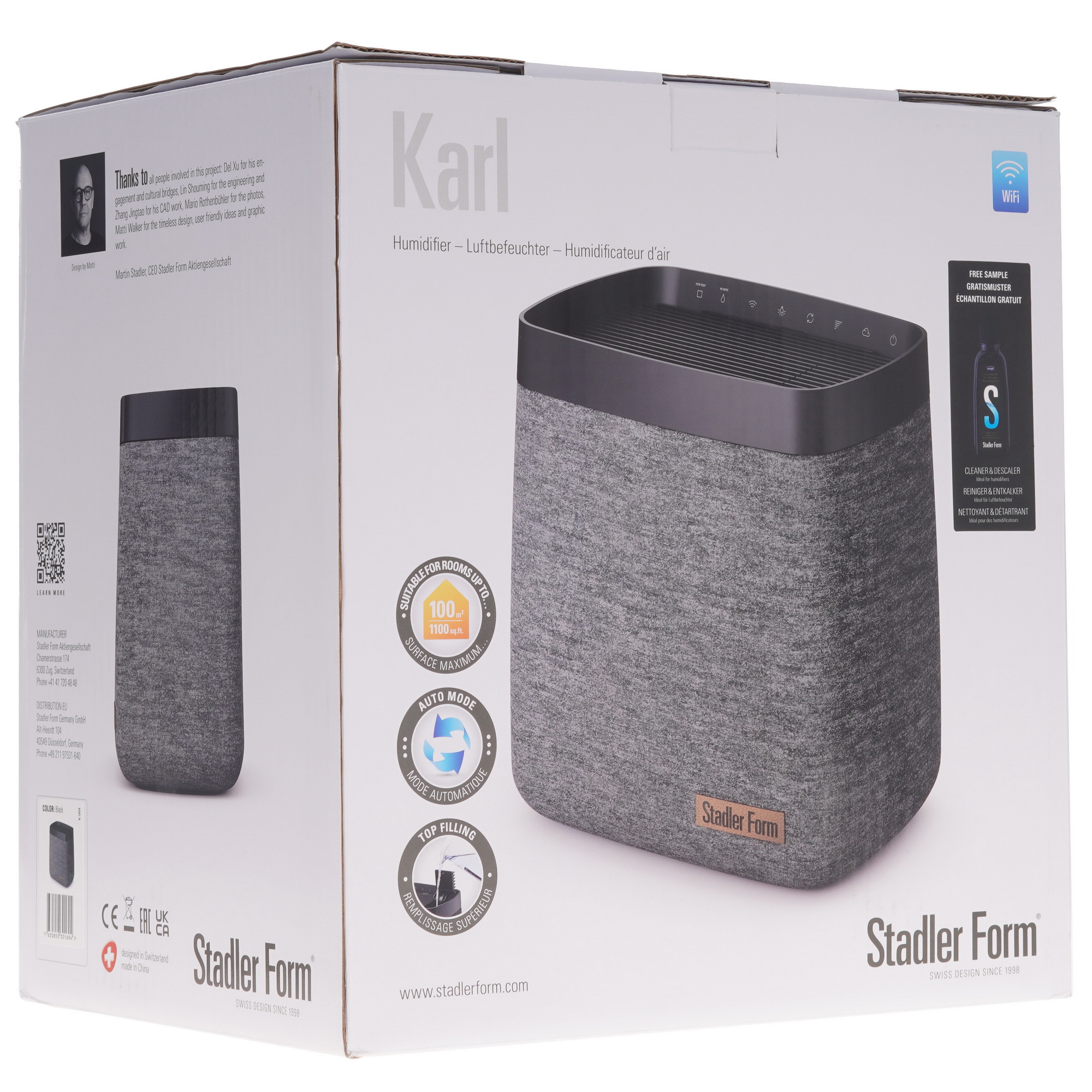 9944382 Увлажнитель воздуха Stadler Form Karl K-004 STDN-0123962 - Вид №7