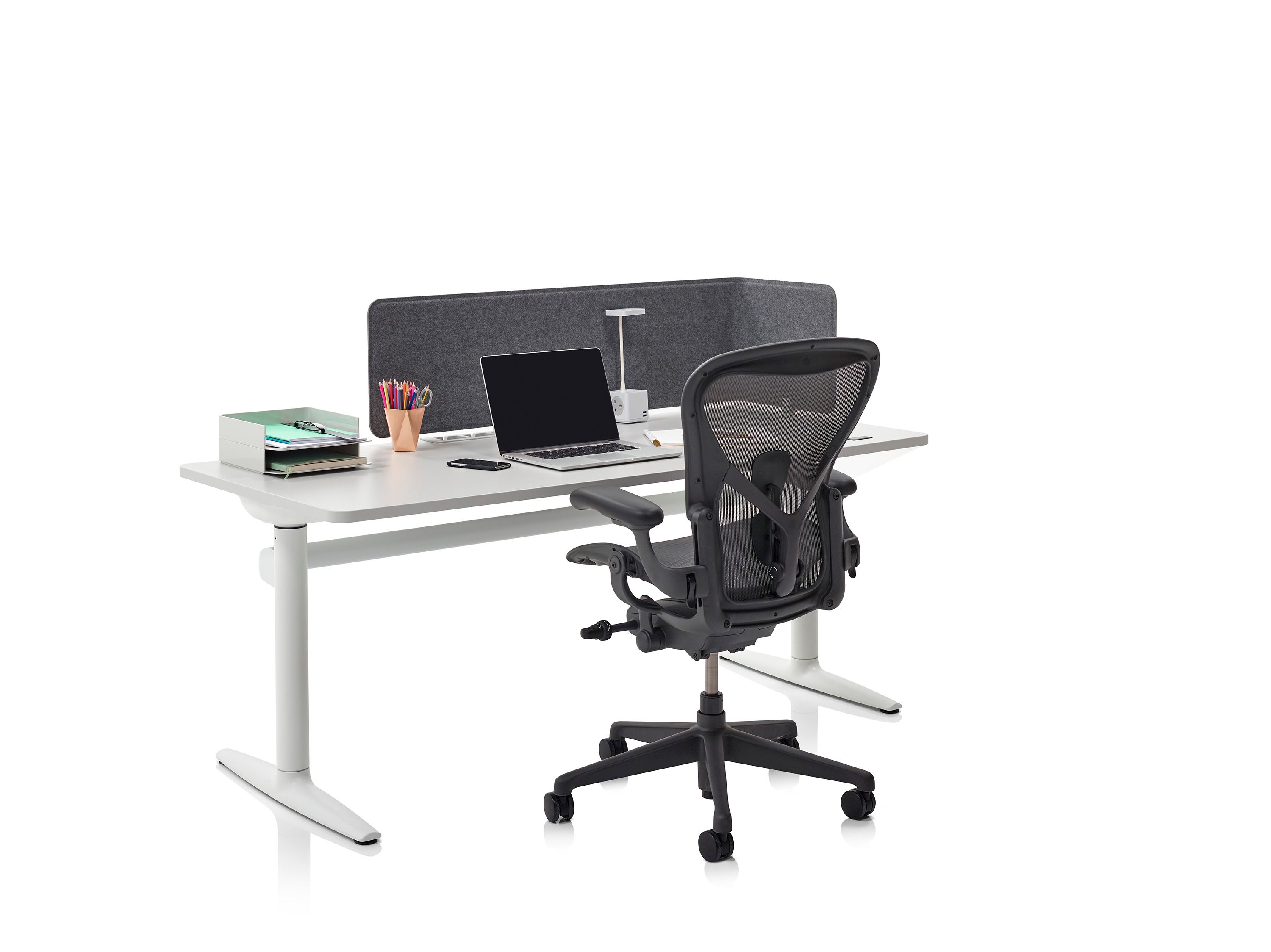 5-спицевое вращающееся офисное кресло с колесами Herman Miller Aeron ARCH-00152986 - Вид №12