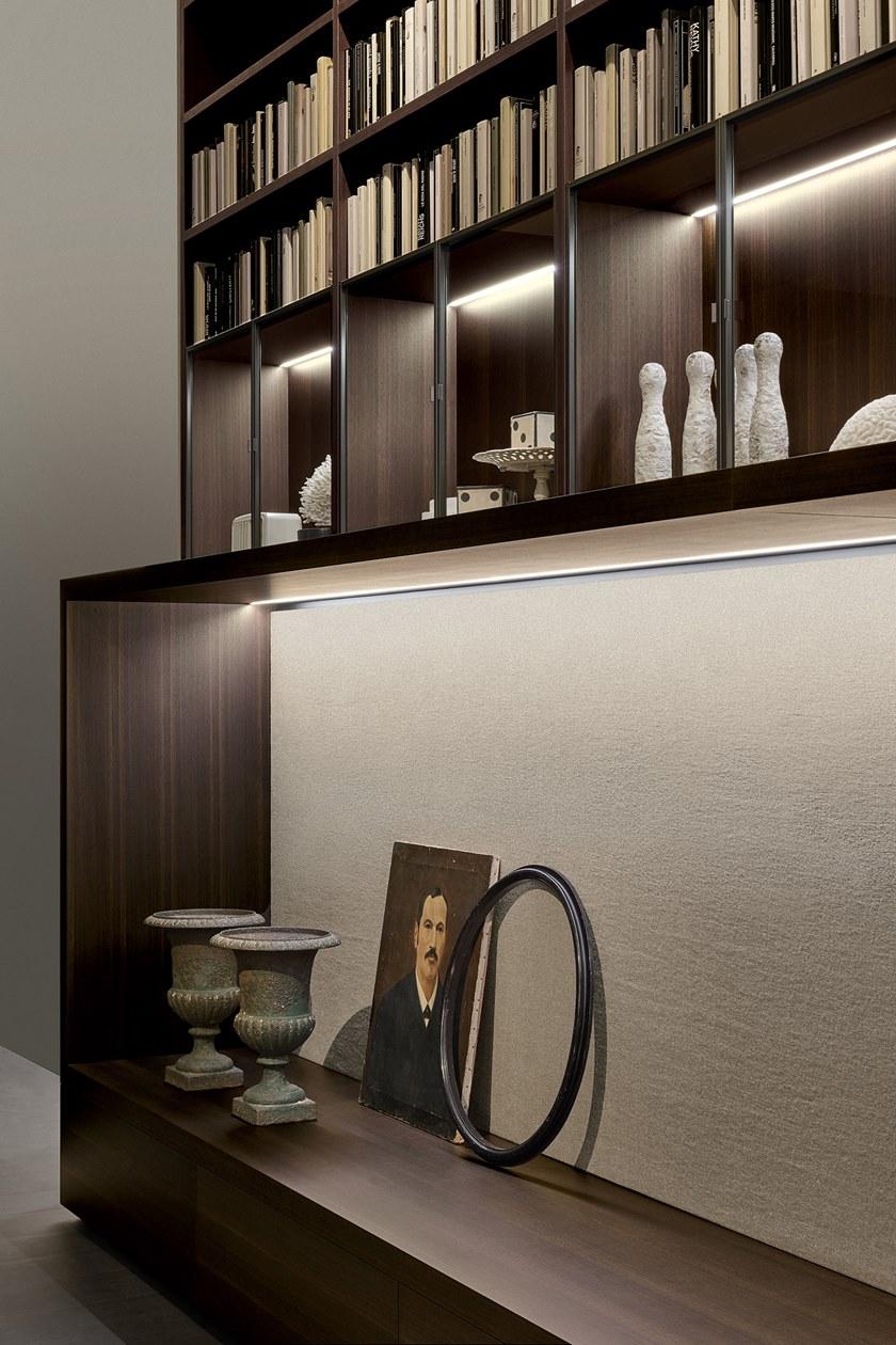 Porro Настенный книжный шкаф из ореха System sun-id-1457566 - Вид №3