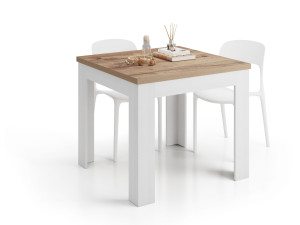 Квадратный раздвижной стол в меламинированном