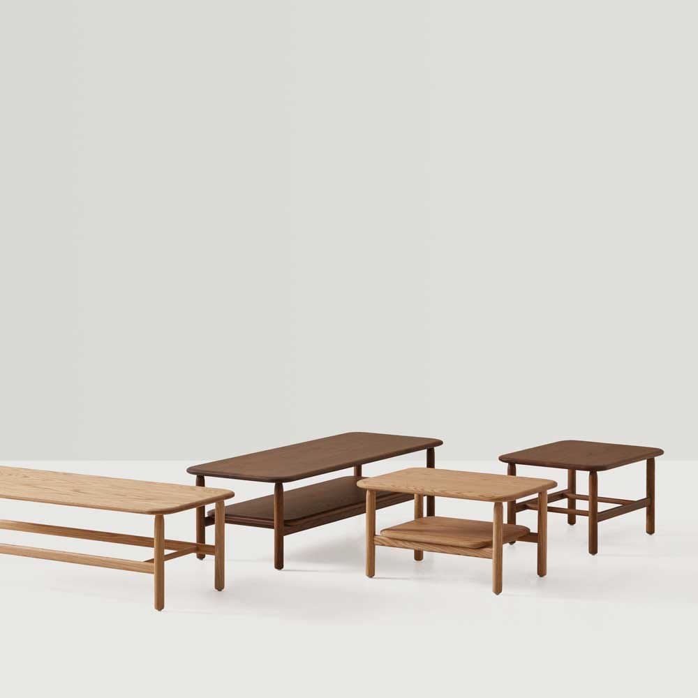 Низкий журнальный столик из дуба INCLASS Wudi ARCH-00111024 - Вид №1