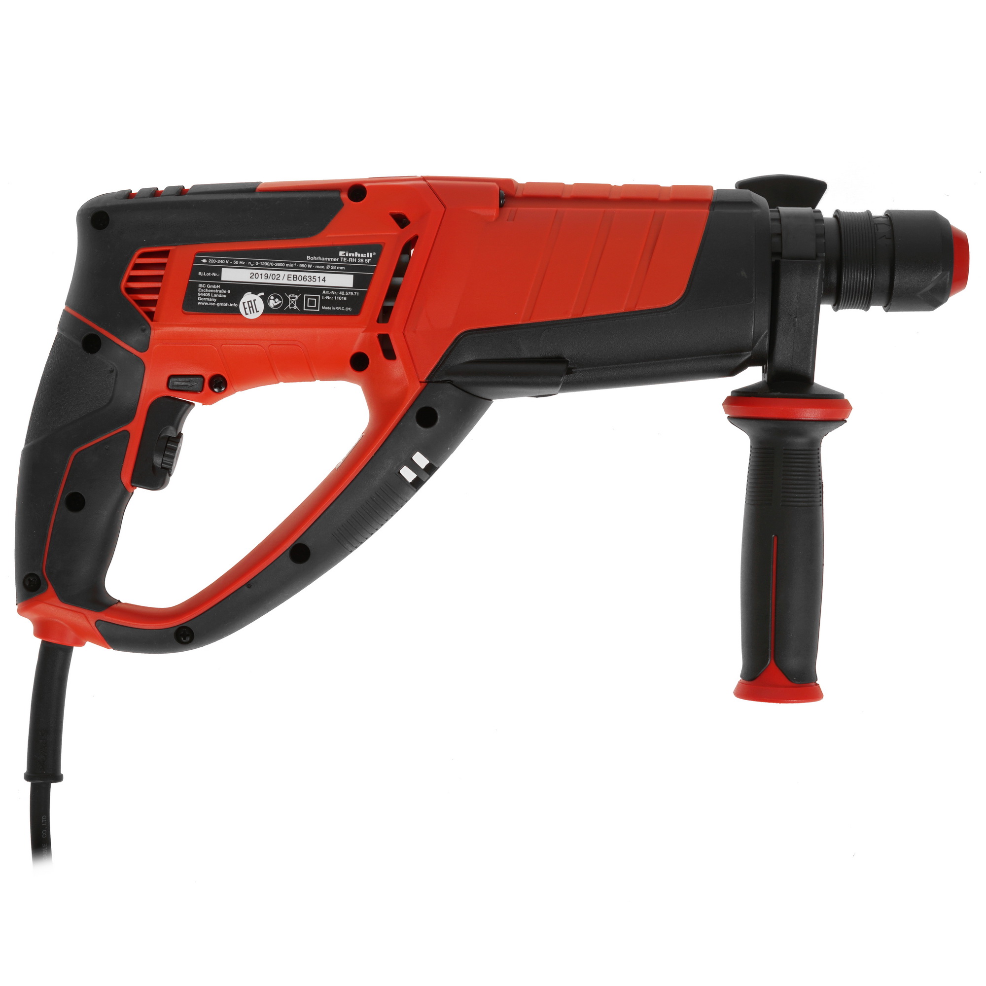 Перфоратор Einhell TE-RH 28 5F 5322654 STDN-0002649 - Вид №1