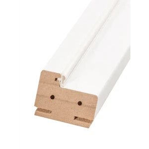 Дверная коробка телескопическая Нобиле 1900x70x30 мм полипропилен ламинация цвет белый (комплект 2.5 шт.)