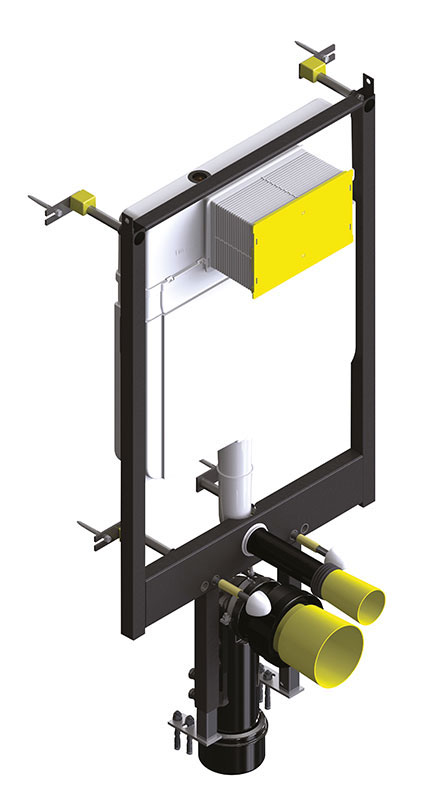 T022116 Быстрый монтаж перед стеной для плавно подвесного унитаза Eca  - Вид №1