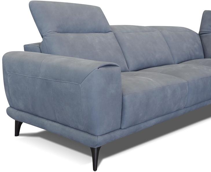 Rossini Sofas Угловой кожаный диван с подголовником sun-id-1402771 - Вид №8
