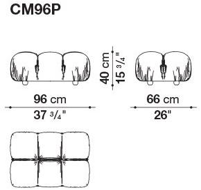 B&B Italia Модульный модульный диван с тафтингом из ткани Camaleonda sun-id-1507570 - Вид №28