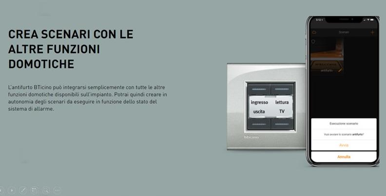 BTICINO Проводная противоугонная система и охранное телевидение sun-id-1485771 - Вид №3