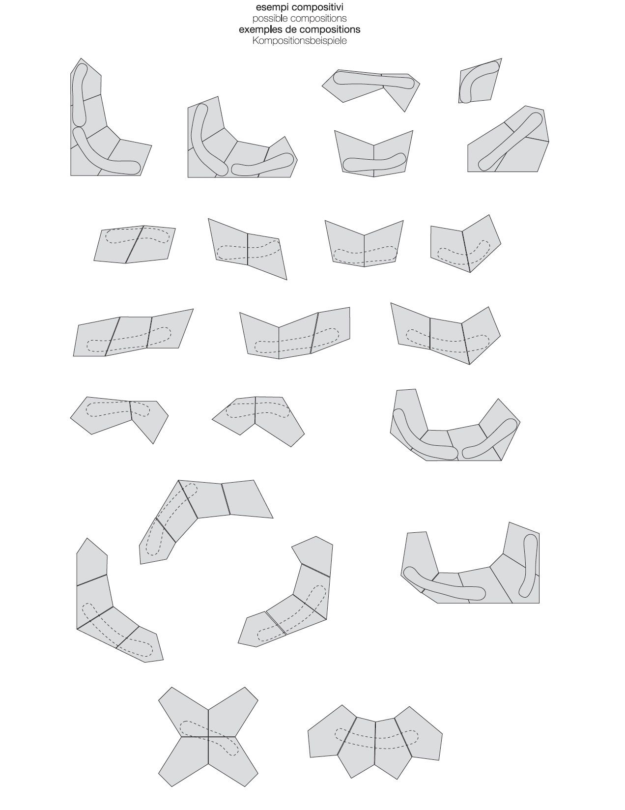 Диван Edra для интерьера ARCH-00099422 - Вид №27