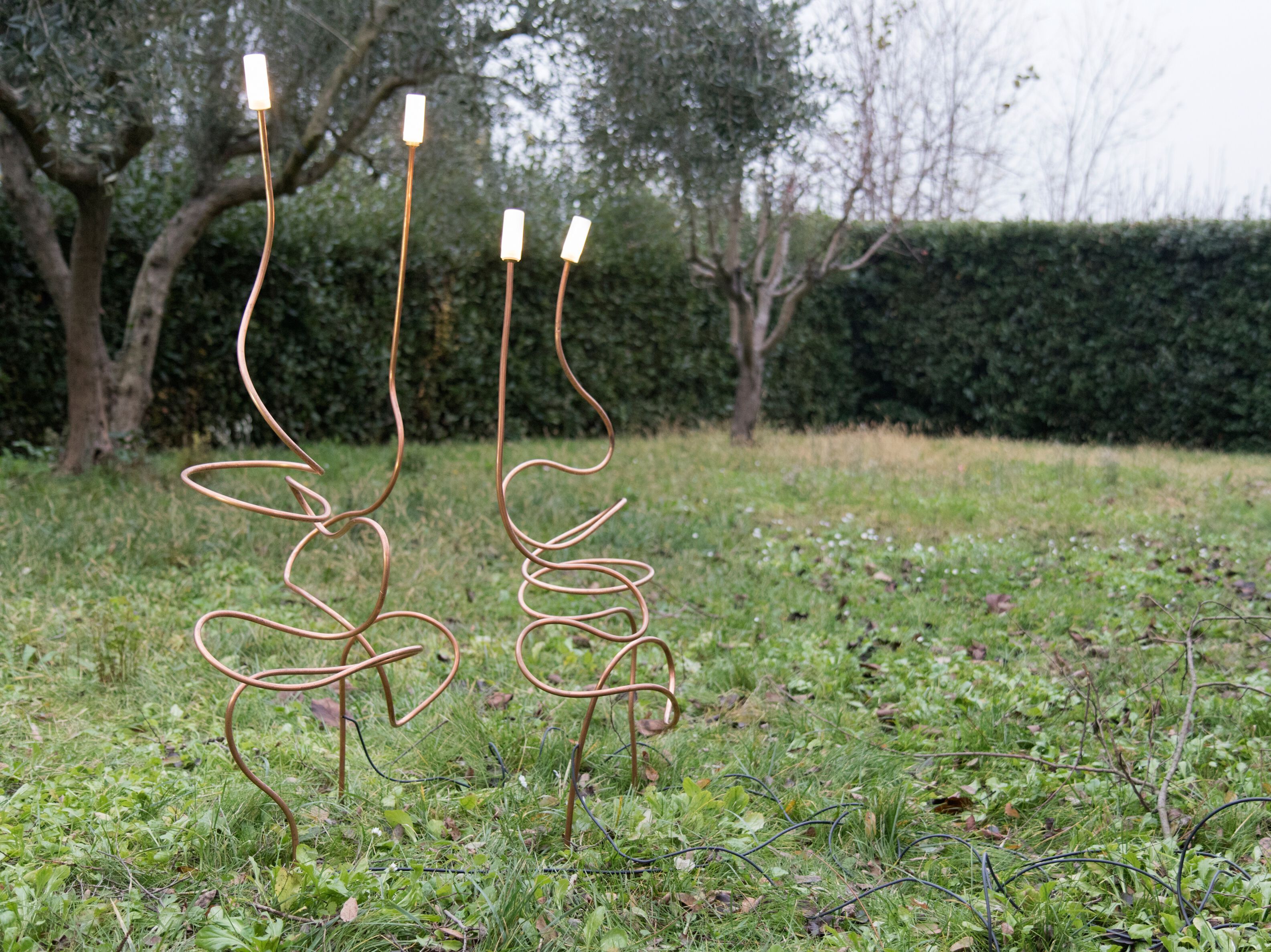 Медный светодиодный световой столб Renzo Serafini MOLLA GIARDINO ARCH-00136728 - Вид №4